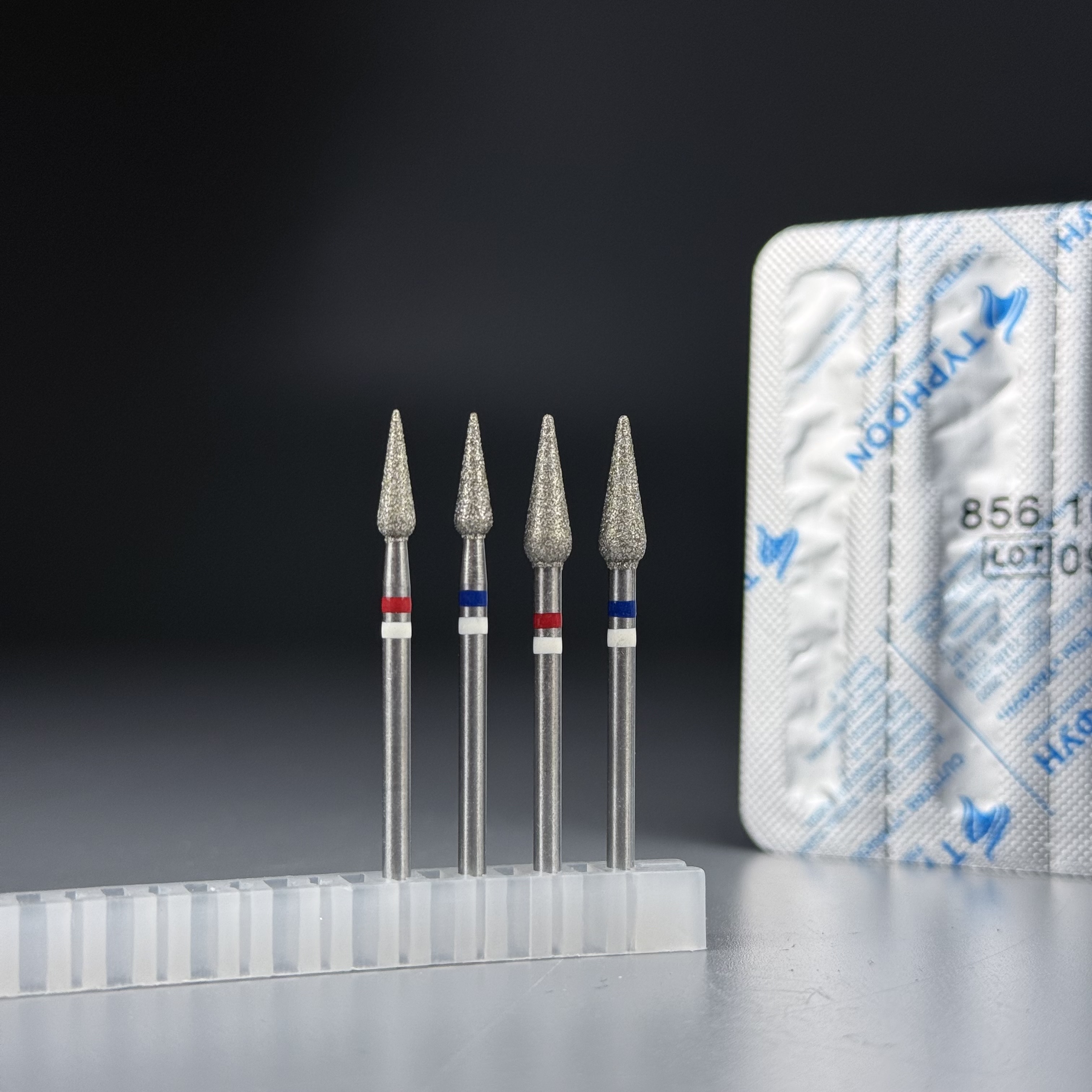 КРИСТАЛЛ Тайфун, Алмазная фреза с Жемчугом (Капля закругленная)266.120.040М