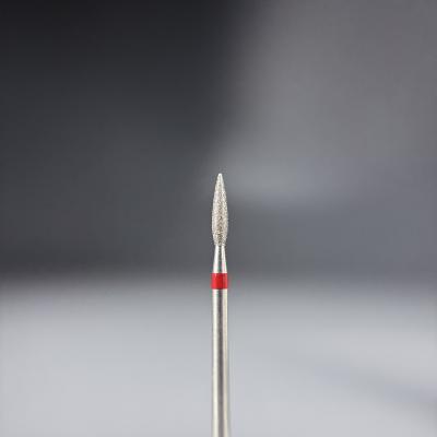 КРИСТАЛЛ Алмазная фреза (Пламя острое, каплевидное) 261.100.023М (Натуральный алмаз)