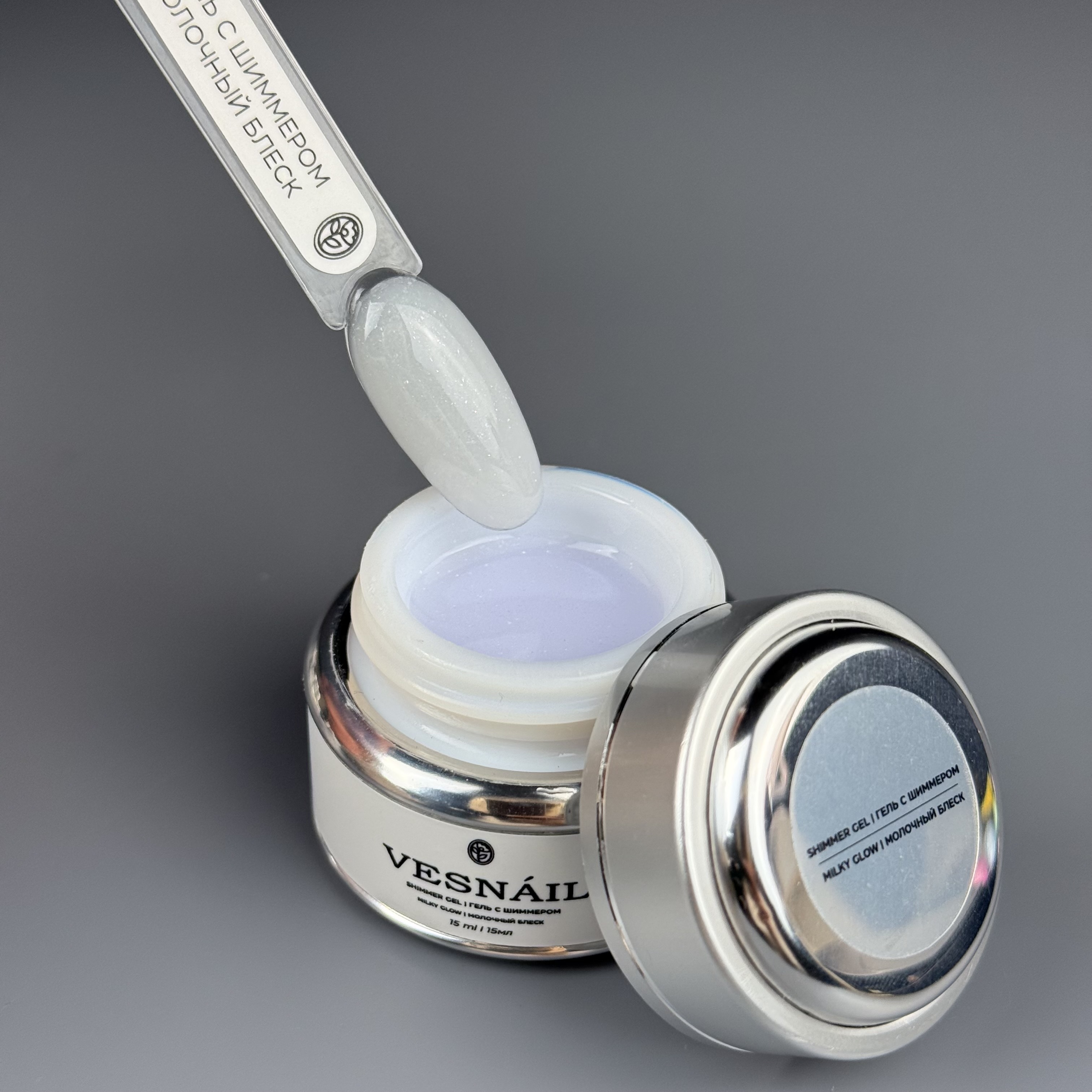 VESNAIL Гель с шиммером Молочный блеск 30мл